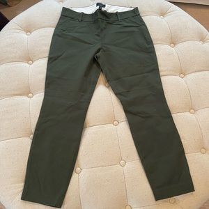 Jcrew women’s army green Minnie pants